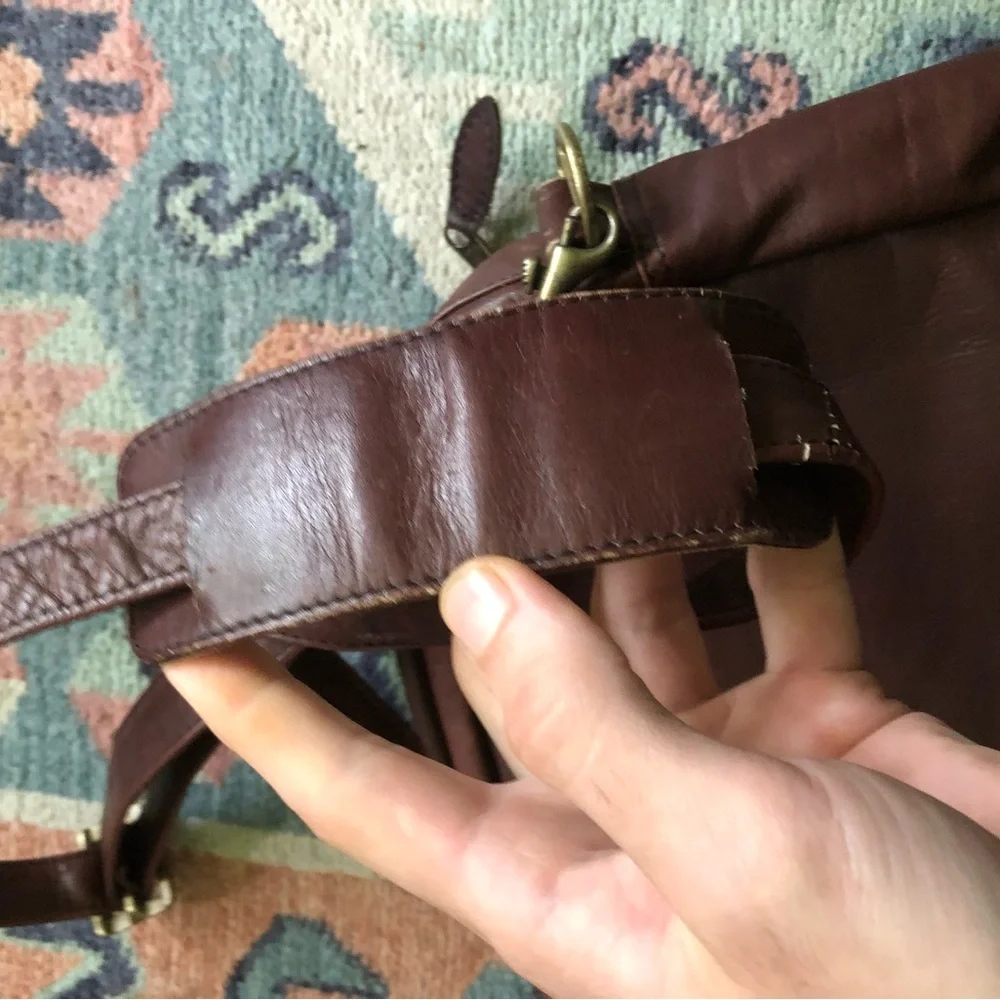 Vintage Leather Satchel Bag